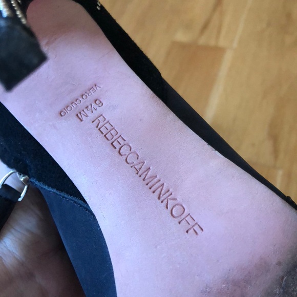 Rebecca Minkoff open toe cut out booties - Picture 5 of 5